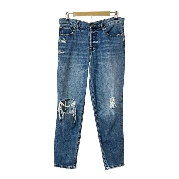 Pistola Women's Size 30 Distressed High Rise Button Fly Presley Jeans - Picture 1 of 5